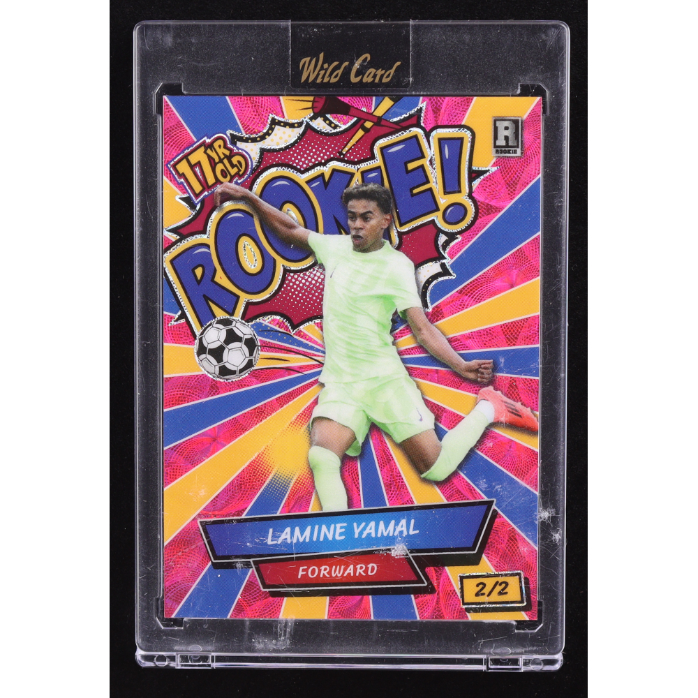 Lamine Yamal 2024 Wild Card Comix Rookie! #ACRR-LY3 #02/02 RC at PristineAuction.com