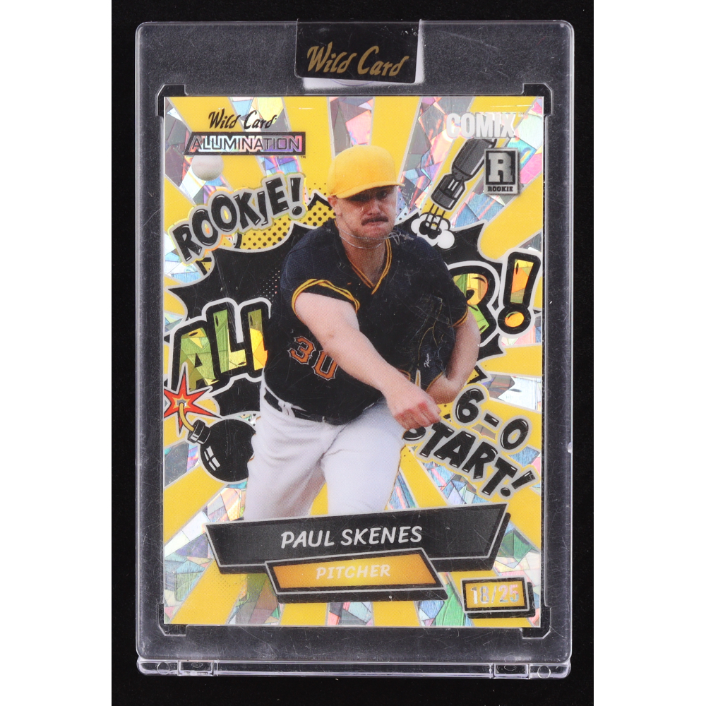 Paul Skenes 2024 Wild Card Alumination Comix All-Star! #ACBA-PS1 #18/25 RC at PristineAuction.com