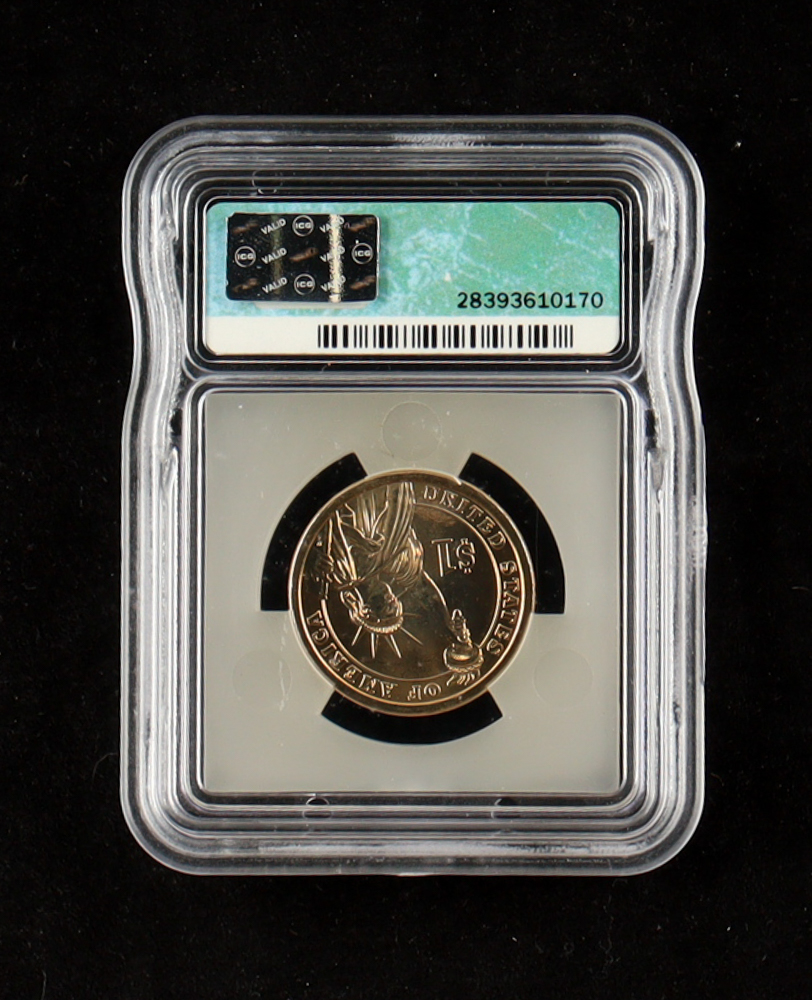 2007-D U.S. Presidential $1 Coin, Type 1 Edge Lettering - George Washington 1st President (ICG MS67) at PristineAuction.com 2007-D U.S. Presidential $1 Coin, Type 1 Edge Lettering - George Washington 1st President (ICG MS67) at PristineAuction.com