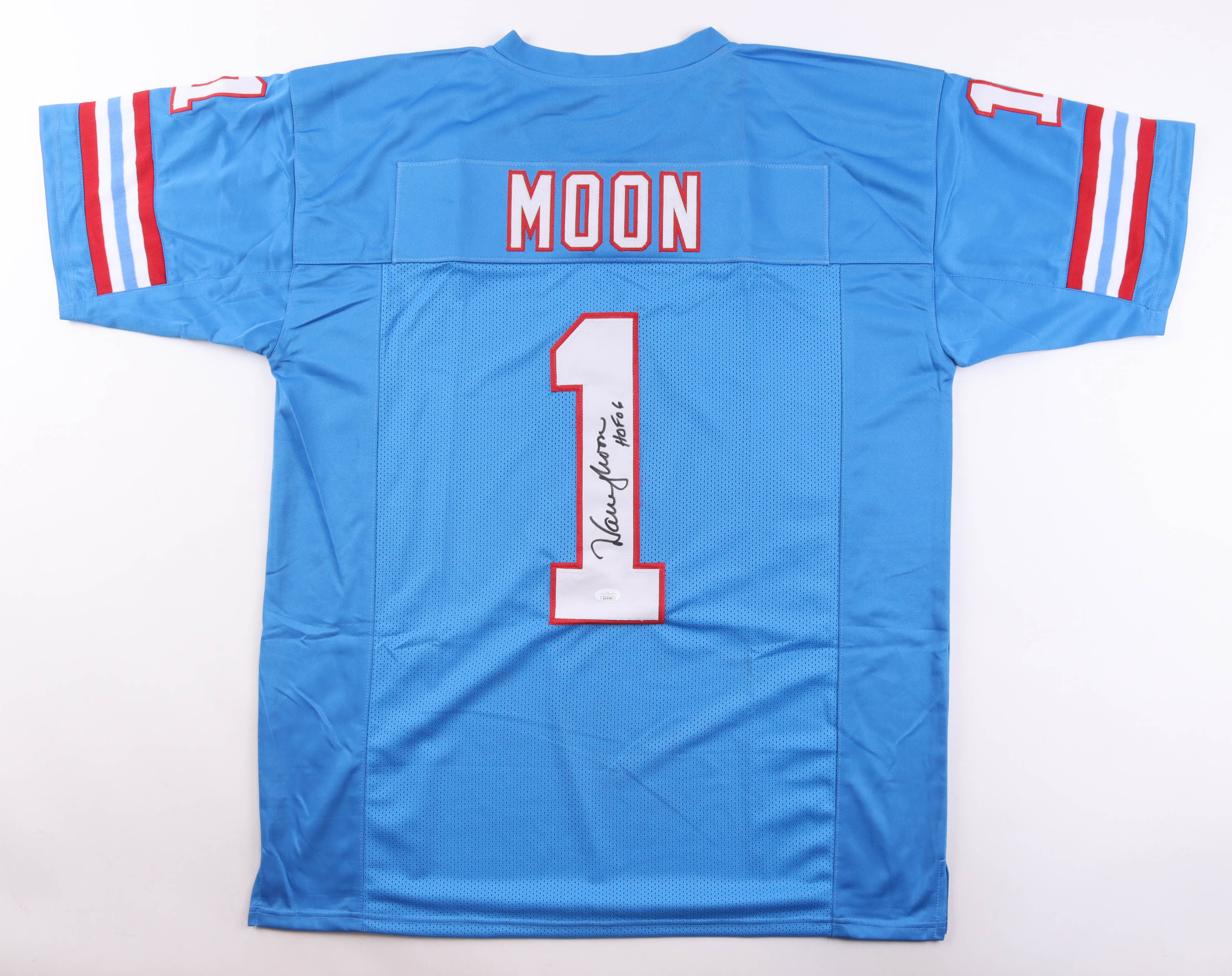 Warren Moon Signed Jersey Inscribed "HOF 06" (JSA) at PristineAuction.com Warren Moon Signed Jersey Inscribed "HOF 06" (JSA) at PristineAuction.com