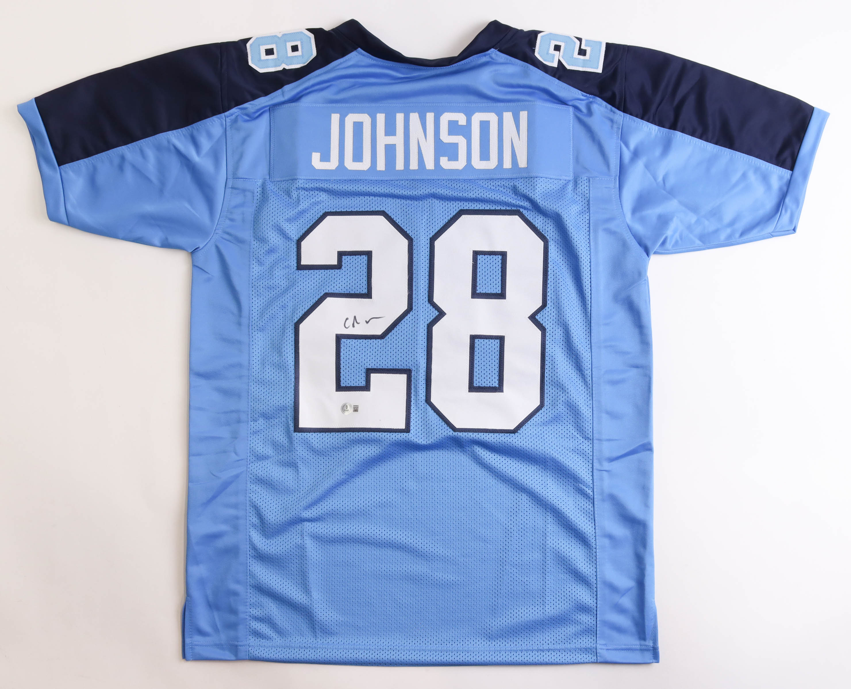 Chris Johnson Signed Jersey (Beckett) at PristineAuction.com Chris Johnson Signed Jersey (Beckett) at PristineAuction.com