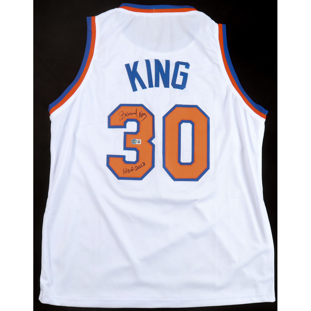 Bernard King Signed Jersey Inscribed 'HOF 2013" (Beckett) at PristineAuction.com