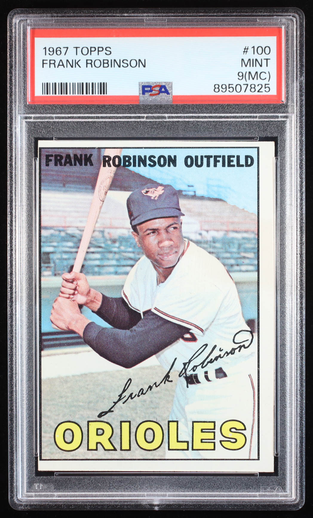 Frank Robinson 1967 Topps #100 DP (PSA 9 MC) at PristineAuction.com Frank Robinson 1967 Topps #100 DP (PSA 9 MC) at PristineAuction.com