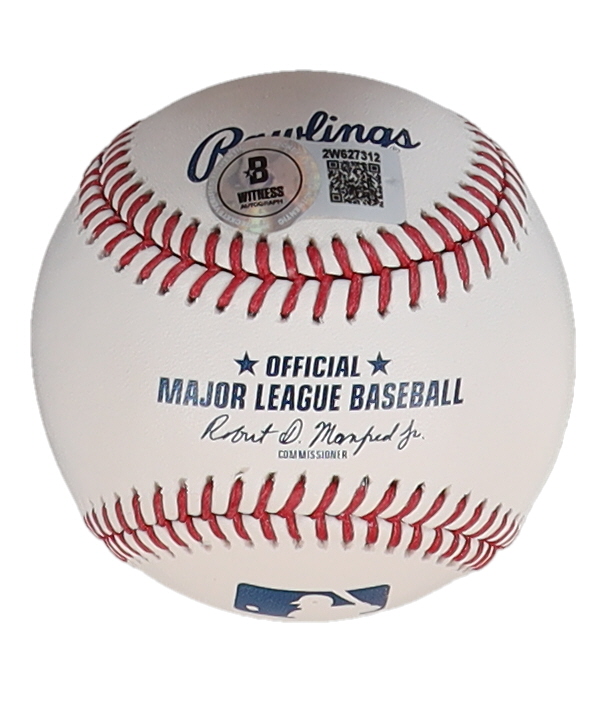 Adrian Beltre Signed OML Baseball Inscribed "HOF 2024" (Beckett) at PristineAuction.com Adrian Beltre Signed OML Baseball Inscribed "HOF 2024" (Beckett) at PristineAuction.com