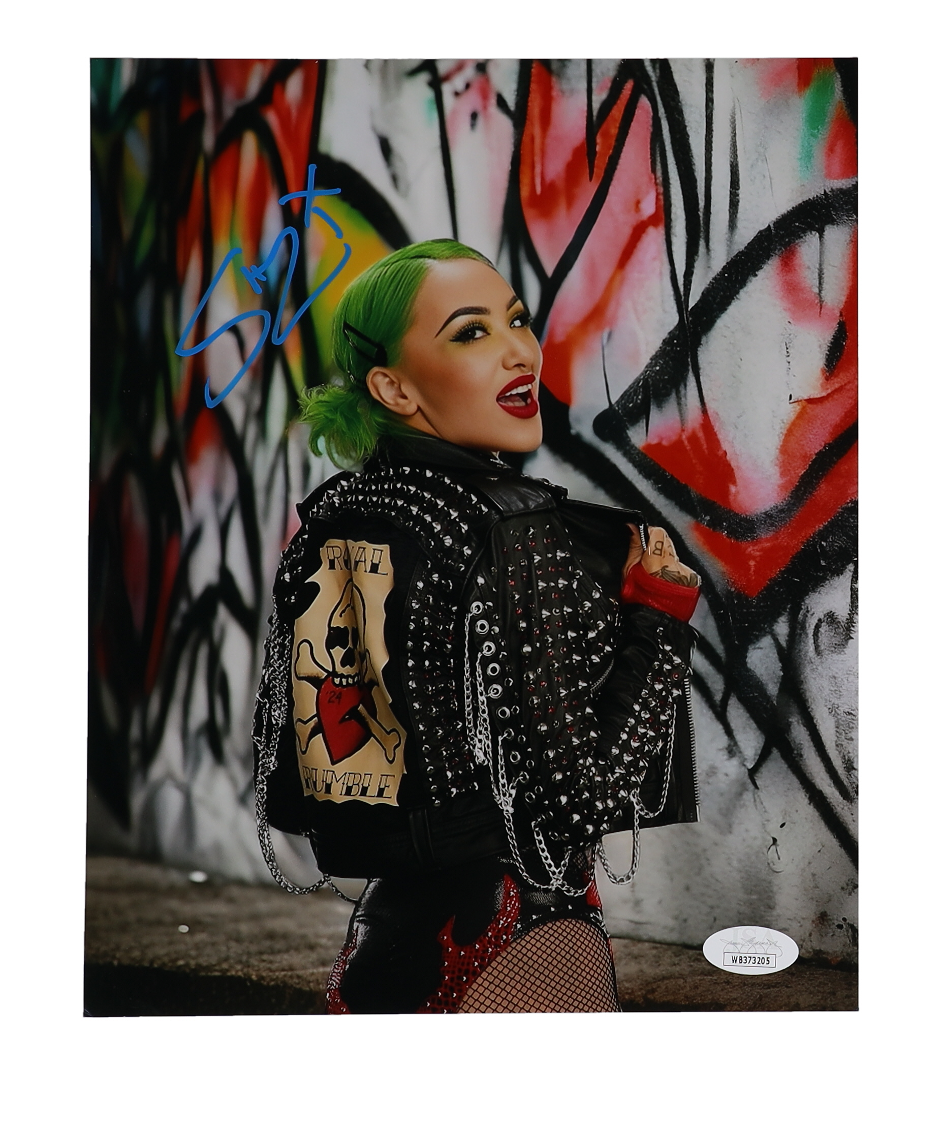 Shotzi Blackheart Signed WWE 8x10 Custom Funhouse Metallic Photo (JSA) at PristineAuction.com Shotzi Blackheart Signed WWE 8x10 Custom Funhouse Metallic Photo (JSA) at PristineAuction.com