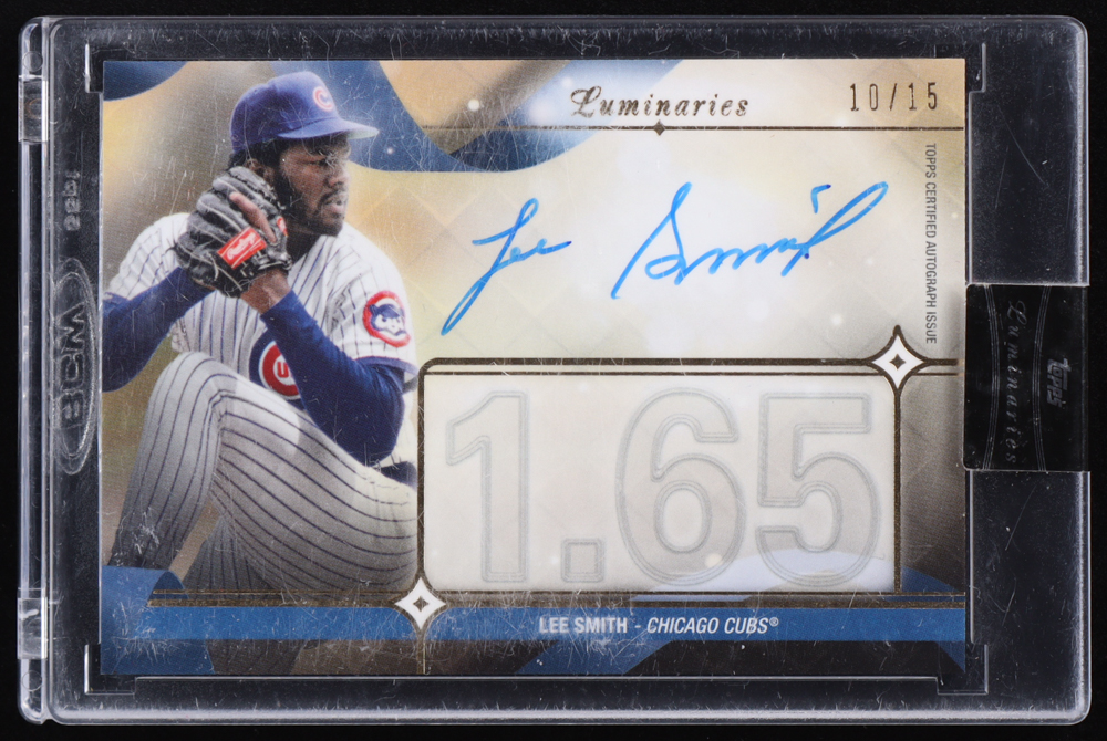 Lee Smith Signed 2023 Topps Luminaries Masters of the Mound Autographs #MOMLS #10/15 at PristineAuction.com Lee Smith Signed 2023 Topps Luminaries Masters of the Mound Autographs #MOMLS #10/15 at PristineAuction.com