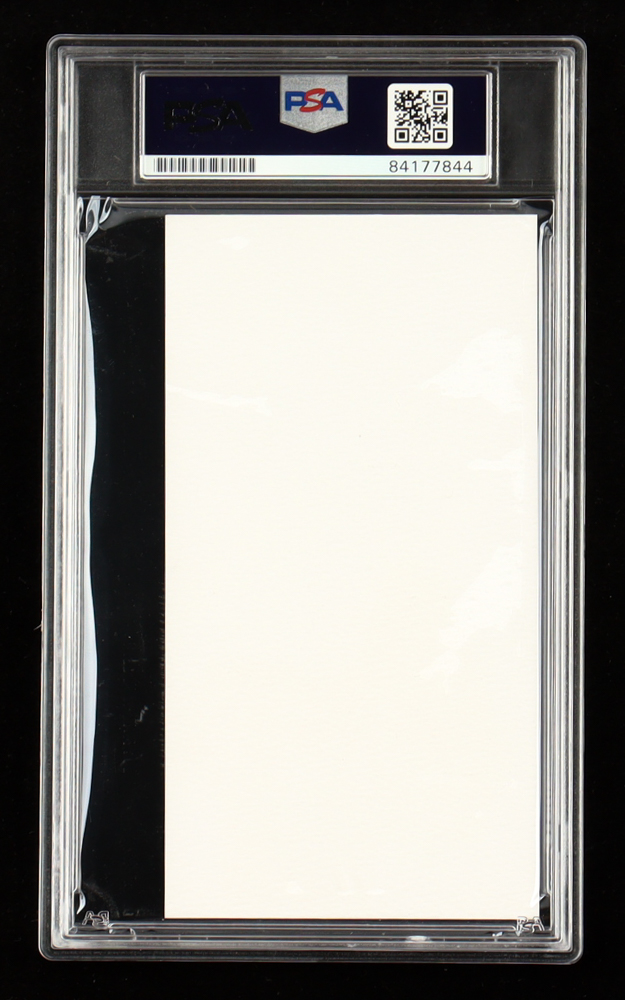 Ralph Parr Signed Cut with Portrait Korean War Ace 10 Victories (PSA) at PristineAuction.com Ralph Parr Signed Cut with Portrait Korean War Ace 10 Victories (PSA) at PristineAuction.com