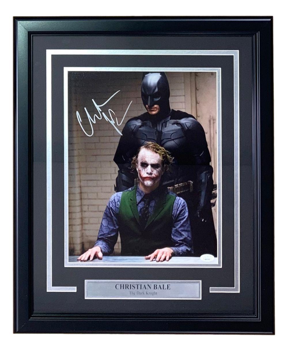 Christian Bale Signed "The Dark Knight" Custom Framed Photo (JSA) at PristineAuction.com Christian Bale Signed "The Dark Knight" Custom Framed Photo (JSA) at PristineAuction.com