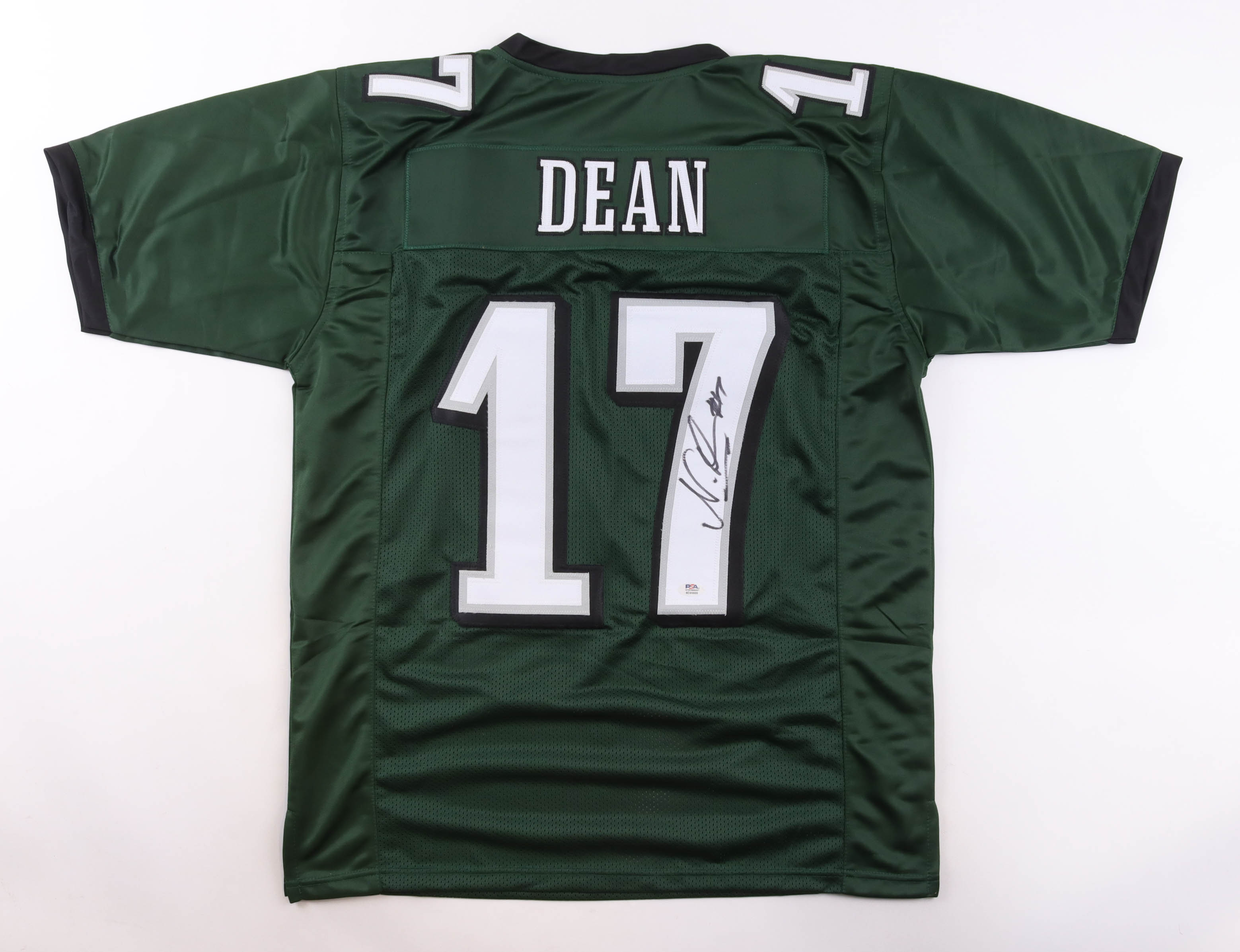 Nakobe Dean Signed Jersey (PSA) at PristineAuction.com Nakobe Dean Signed Jersey (PSA) at PristineAuction.com