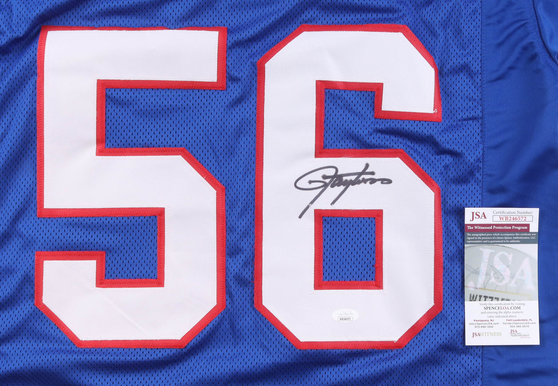 Lawrence Taylor Signed Jersey (JSA) at PristineAuction.com Lawrence Taylor Signed Jersey (JSA) at PristineAuction.com