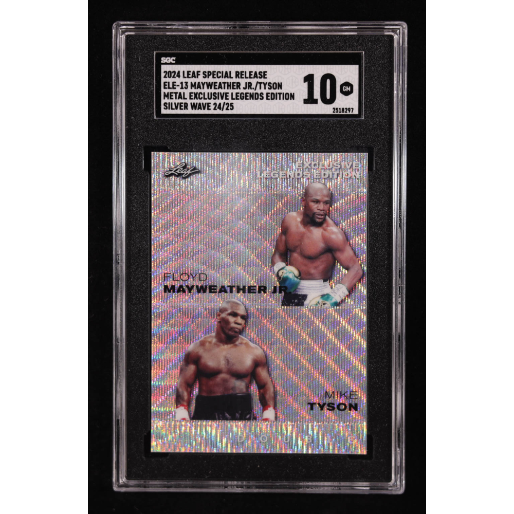 2022 Floyd Mayweather Jr. Legends Edition Boxing Card #EE-02 – Leaf, Ungraded