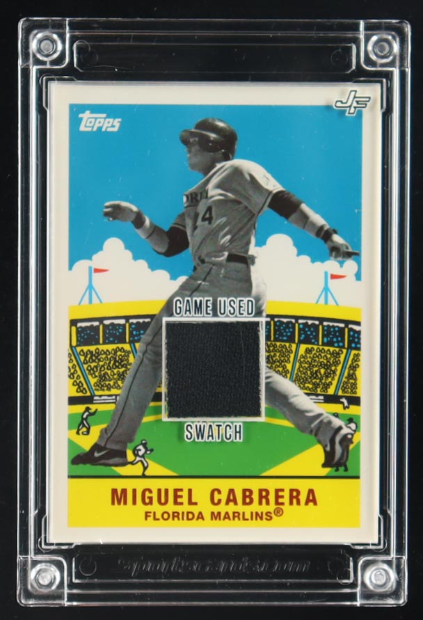 Miguel Cabrera 2022 Jersey Fusion Game Used Swatch #MC03 at PristineAuction.com Miguel Cabrera 2022 Jersey Fusion Game Used Swatch #MC03 at PristineAuction.com