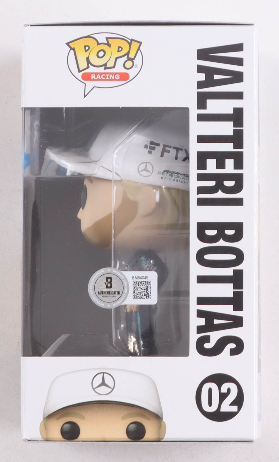 Valtteri Bottas Signed F1 #02 Funko Pop! Vinyl Figure (Beckett) at PristineAuction.com Valtteri Bottas Signed F1 #02 Funko Pop! Vinyl Figure (Beckett) at PristineAuction.com