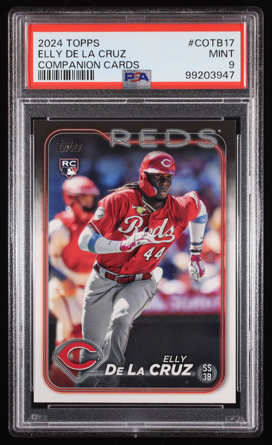 Elly De La Cruz 2024 Topps Companion Cards #COTB17 RC (PSA 9) at PristineAuction.com Elly De La Cruz 2024 Topps Companion Cards #COTB17 RC (PSA 9) at PristineAuction.com