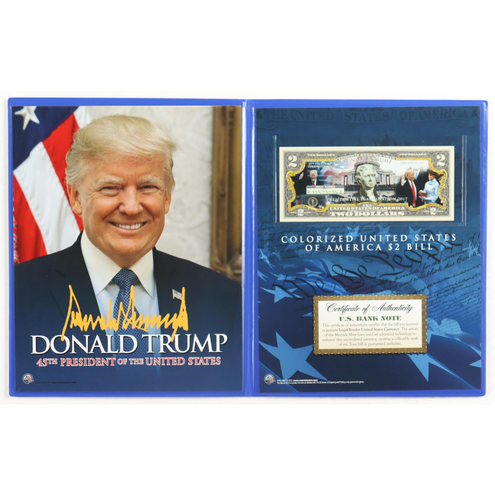 Donald Trump & JFK Merry Christmas Commemorative Half Dollar Coin - Genuine U.S. Coin Style 7 thumbnail image