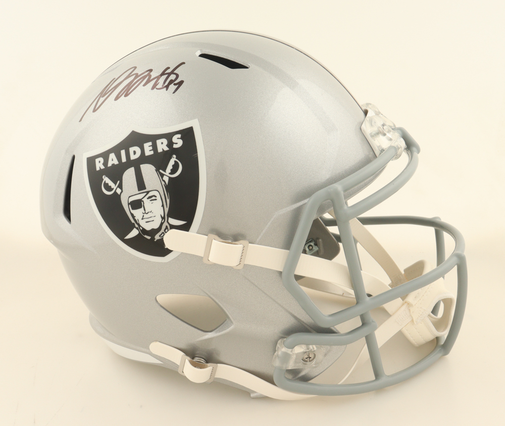 Davante Adams Signed Raiders Full-Size Speed Helmet (Beckett) at PristineAuction.com Davante Adams Signed Raiders Full-Size Speed Helmet (Beckett) at PristineAuction.com