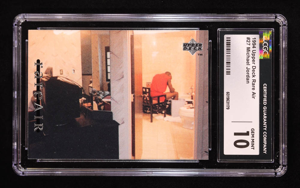 Michael Jordan 1994 Upper Deck Jordan Rare Air #27 (CGC 10) at PristineAuction.com Michael Jordan 1994 Upper Deck Jordan Rare Air #27 (CGC 10) at PristineAuction.com