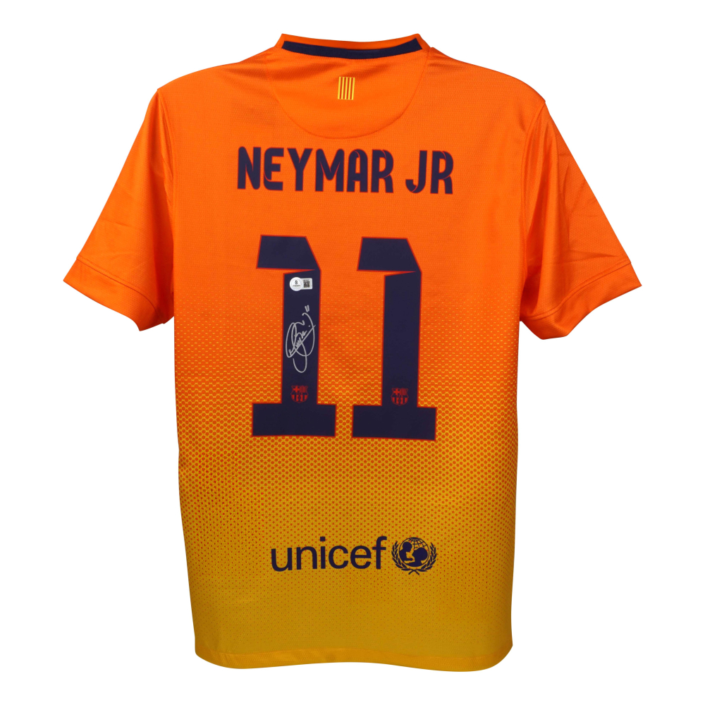Barcelona バルセロナNeymar JR オーセンティックユニフォーム Neymar Jr. Signed Barcelona Nike Authentic Jersey (Beckett