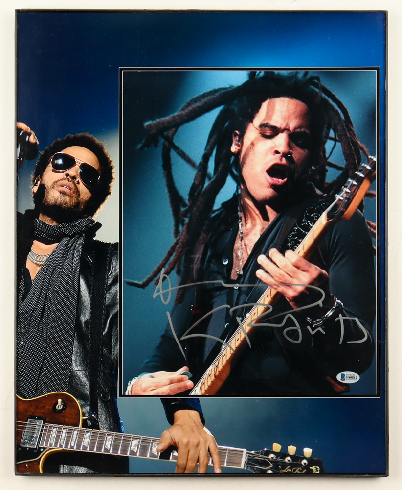 Lenny Kravitz Signed Custom Framed Photo Display (Beckett) at PristineAuction.com Lenny Kravitz Signed Custom Framed Photo Display (Beckett) at PristineAuction.com