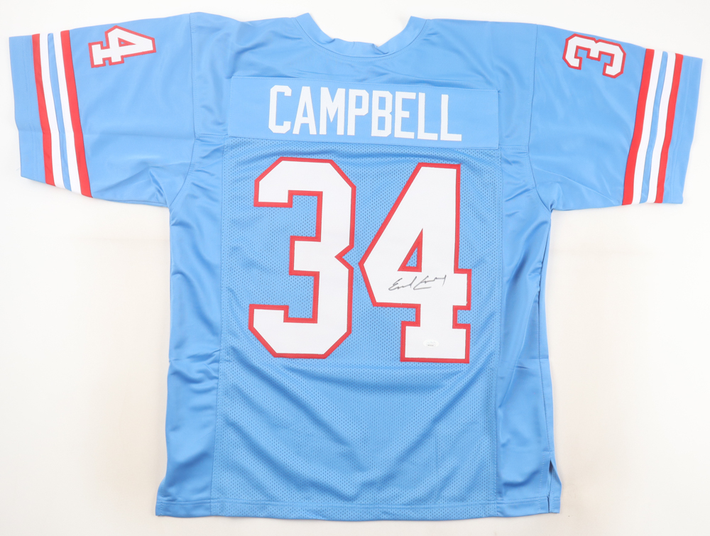 Earl Campbell Signed Jersey (JSA) at PristineAuction.com Earl Campbell Signed Jersey (JSA) at PristineAuction.com