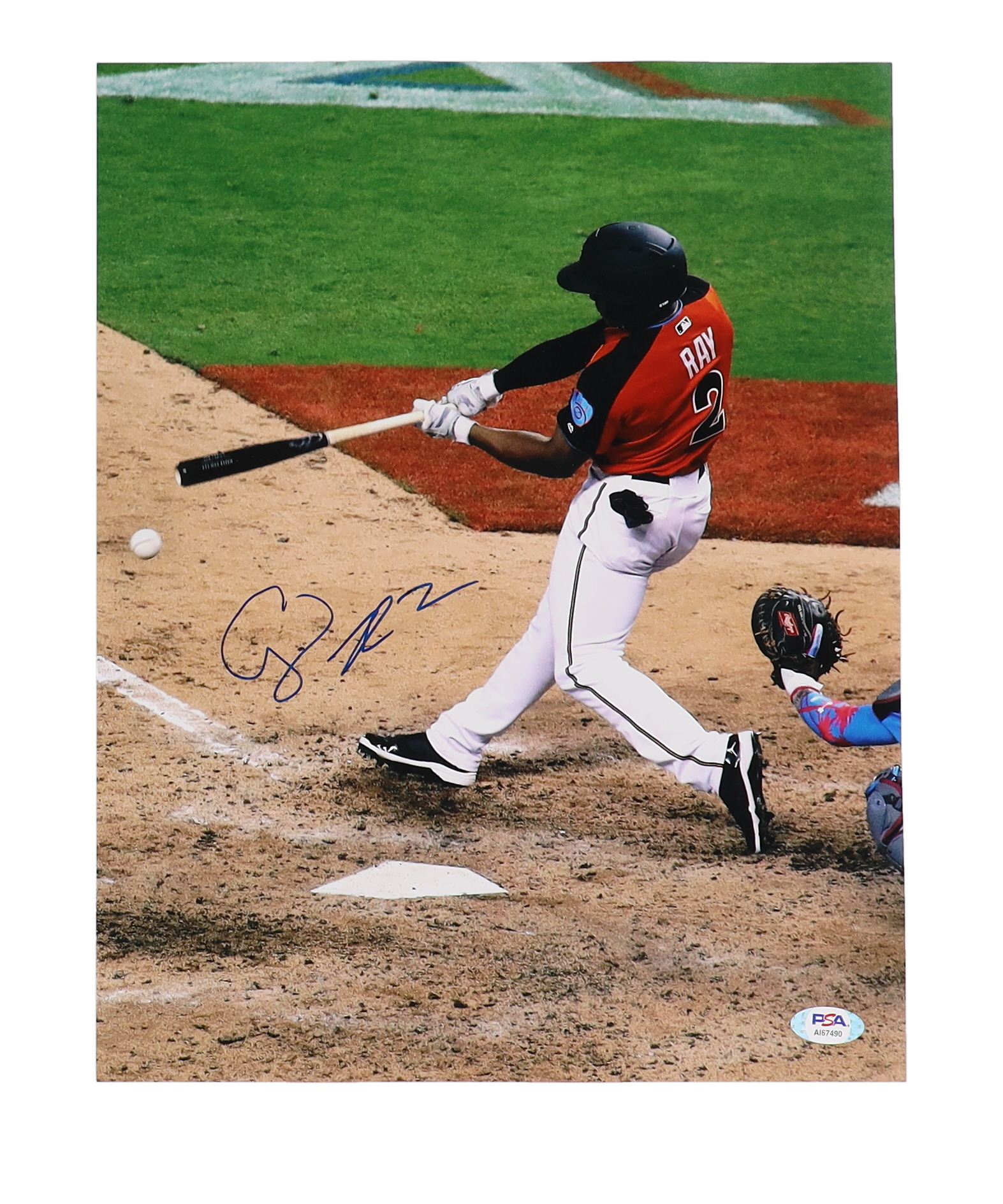 Corey Ray Signed Futures Game 11x14 Photo (PSA) at PristineAuction.com Corey Ray Signed Futures Game 11x14 Photo (PSA) at PristineAuction.com