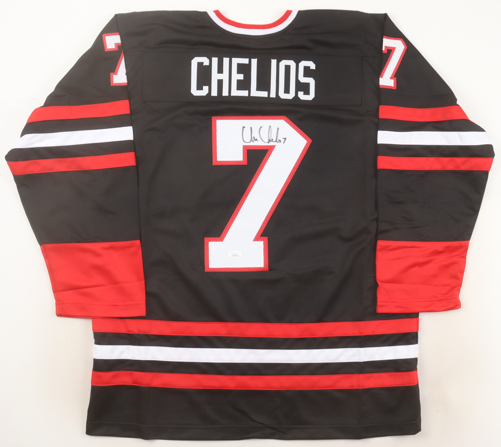 Chris Chelios Signed Jersey (JSA) at PristineAuction.com Chris Chelios Signed Jersey (JSA) at PristineAuction.com