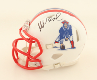 Mike Vrabel Signed Patriots Throwback Speed Mini Helmet (JSA) at PristineAuction.com