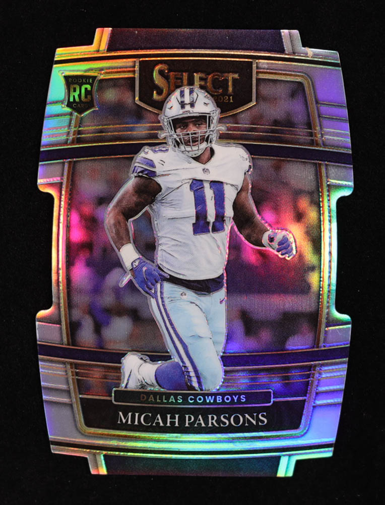 Micah Parsons 2021 Select Prizm Silver Die Cut #85 RC at PristineAuction.com Micah Parsons 2021 Select Prizm Silver Die Cut #85 RC at PristineAuction.com