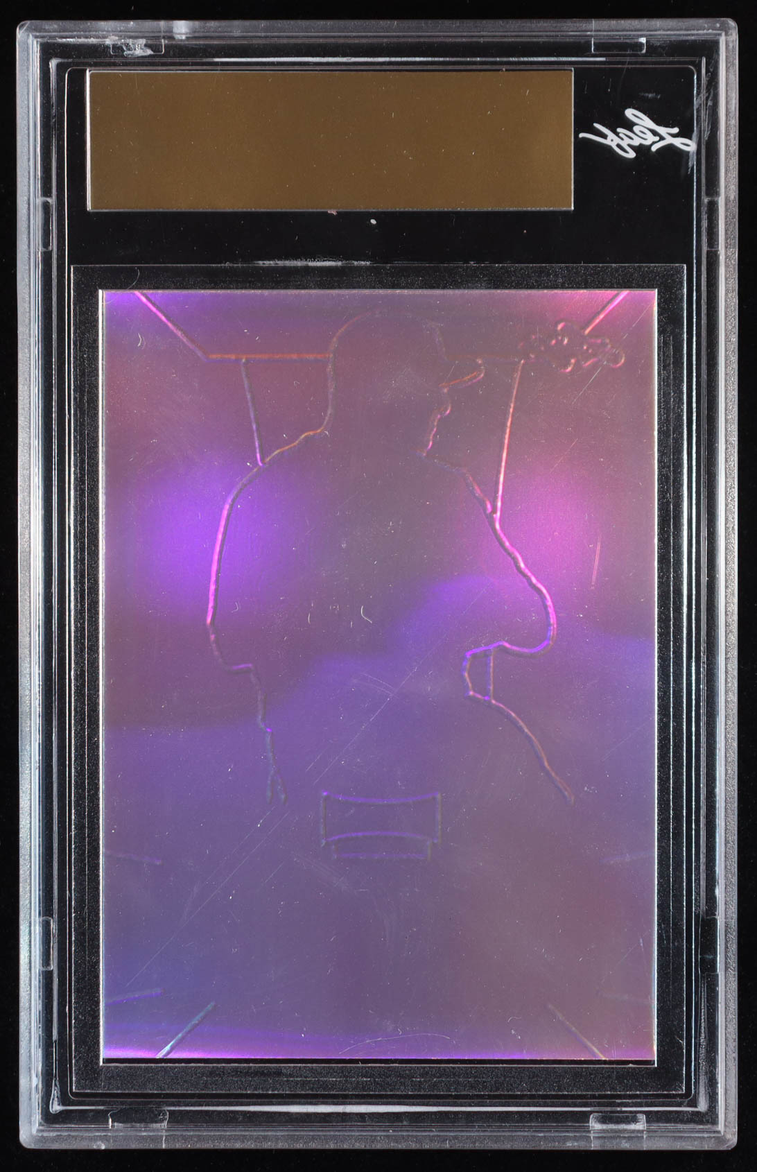 Jayson Schroeder 2018 Leaf Metal Draft Pre-Production Proof Prismatic Gold RC #1/1 (Leaf) at PristineAuction.com Jayson Schroeder 2018 Leaf Metal Draft Pre-Production Proof Prismatic Gold RC #1/1 (Leaf) at PristineAuction.com