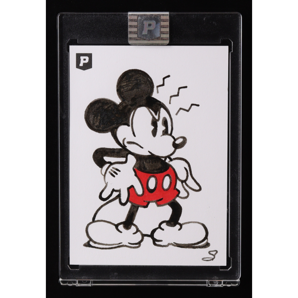 Mickey Mouse | Disney | LE Original Art Sketch Card by Scott Cook (9/10 Original Art) at PristineAuction.com