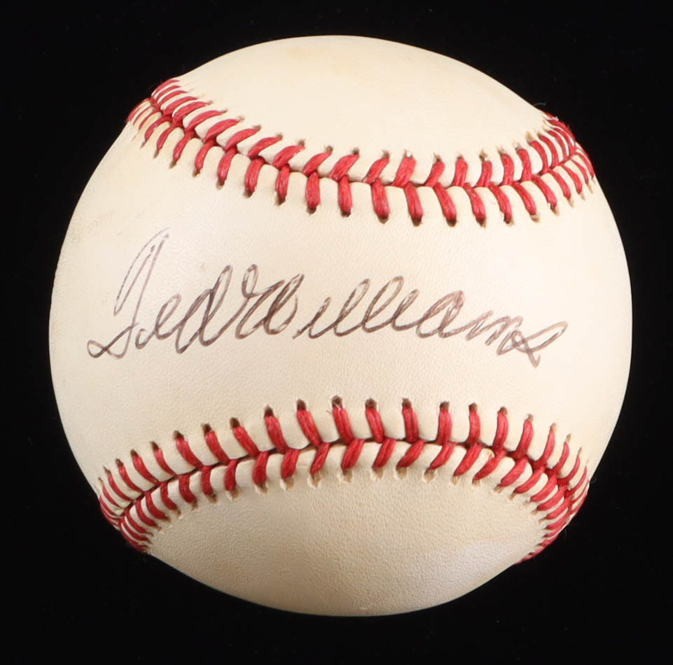 Ted Williams Signed OAL Baseball (PSA) at PristineAuction.com Ted Williams Signed OAL Baseball (PSA) at PristineAuction.com