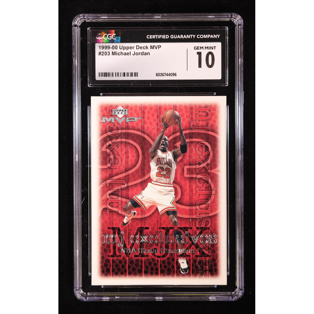 Michael Jordan 1999-00 Upper Deck MVP #203 (CGC 10) at PristineAuction.com