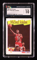 Michael Jordan 1991-92 Hoops #317 (CGC 10) at PristineAuction.com