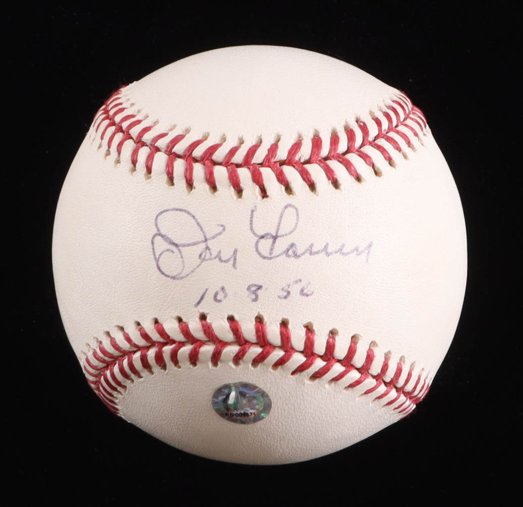 Don Larsen Signed OML Baseball Inscribed "10-8-56" (MLB) at PristineAuction.com Don Larsen Signed OML Baseball Inscribed "10-8-56" (MLB) at PristineAuction.com
