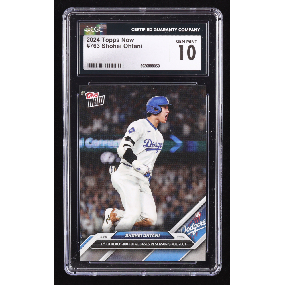 Shohei Ohtani 2024 Topps Now #763 (CGC 10) at PristineAuction.com