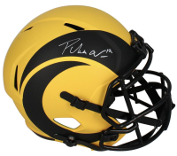 Puka Nacua Signed Rams Full-Size Rave Alternate Speed Helmet (Fanatics) at PristineAuction.com