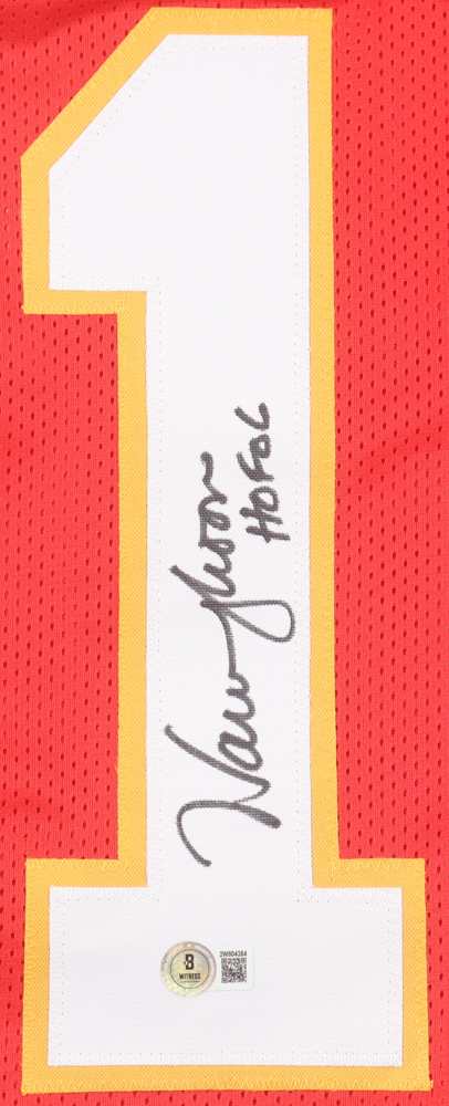 Warren Moon Signed Jersey Inscribed "HOF 06" (Beckett) at PristineAuction.com Warren Moon Signed Jersey Inscribed "HOF 06" (Beckett) at PristineAuction.com