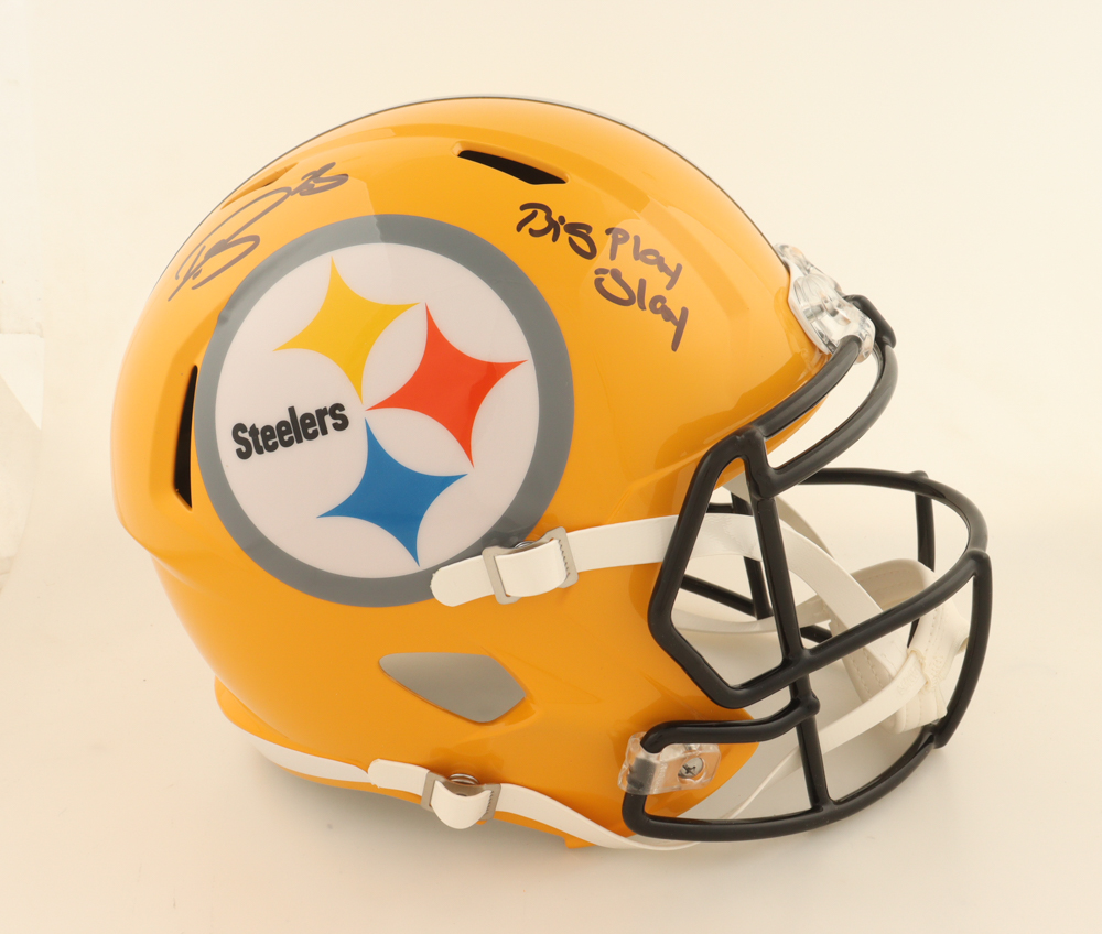 Darius Slay Signed Steelers Full-Size On-Field Speed Helmet "Big Play Slay" (Beckett) at PristineAuction.com Darius Slay Signed Steelers Full-Size On-Field Speed Helmet "Big Play Slay" (Beckett) at PristineAuction.com