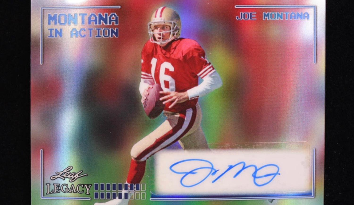 Joe Montana Signed Trading Card at PristineAuction.com Joe Montana Signed Trading Card at PristineAuction.com
