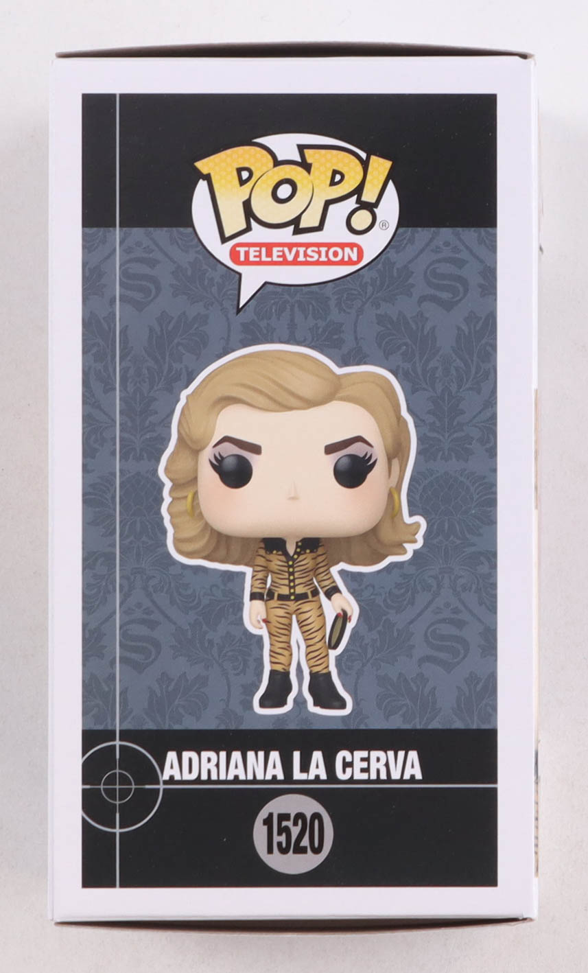 Drea de Matteo Signed "The Sopranos" #1520 Adriana La Cerva Funko Pop! Vinyl Figure (Beckett) at PristineAuction.com Drea de Matteo Signed "The Sopranos" #1520 Adriana La Cerva Funko Pop! Vinyl Figure (Beckett) at PristineAuction.com