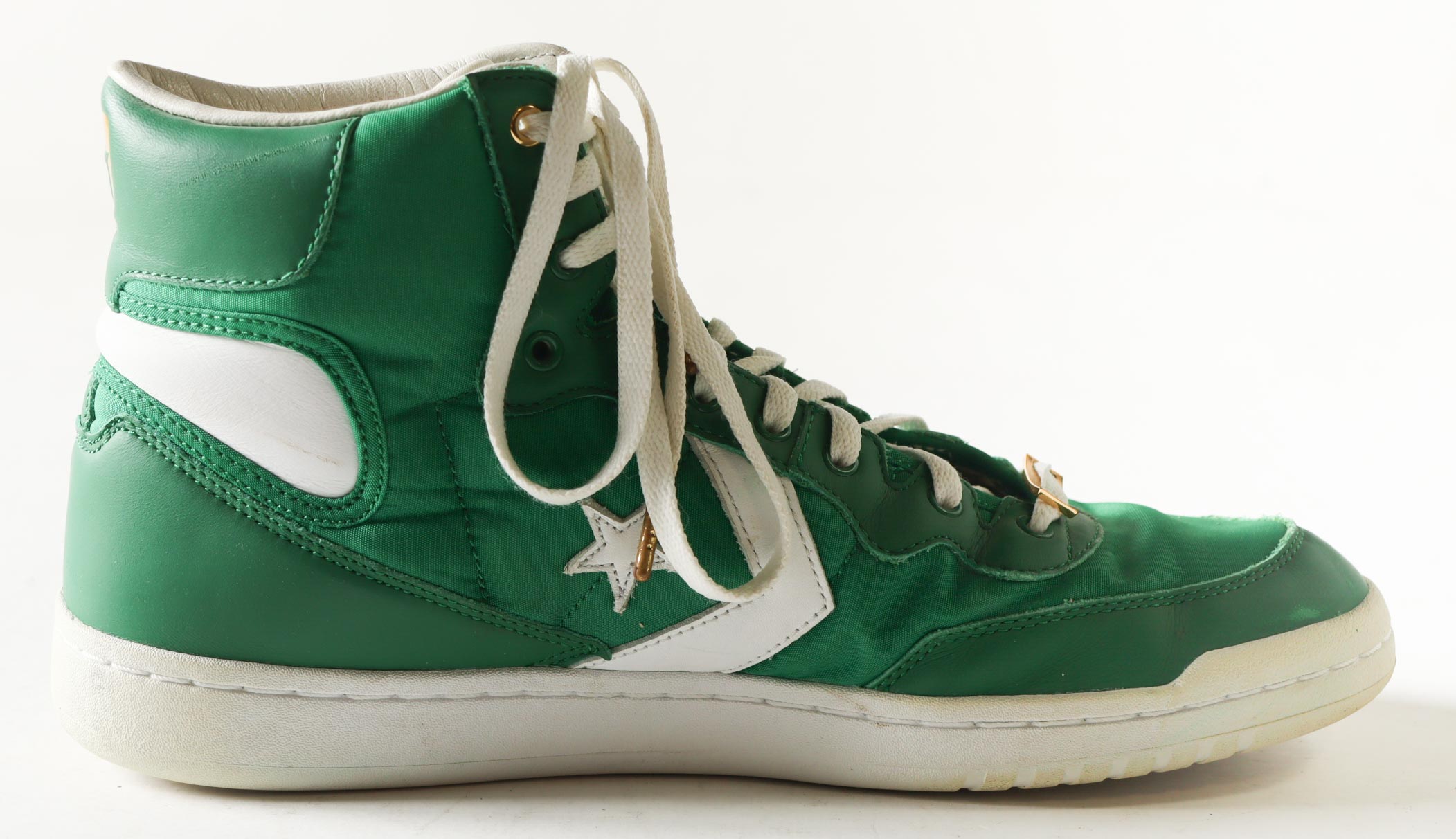 Larry Bird Signed 1984 Celtics Championship Edition Converse Basketball Shoe (PSA) at PristineAuction.com Larry Bird Signed 1984 Celtics Championship Edition Converse Basketball Shoe (PSA) at PristineAuction.com