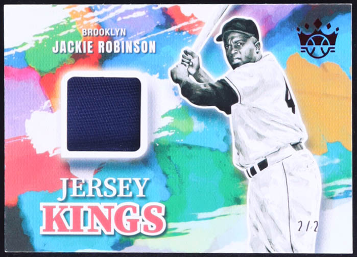 Jackie Robinson 2022 Diamond Kings Jersey Kings Red #JKJR #2/2 at PristineAuction.com Jackie Robinson 2022 Diamond Kings Jersey Kings Red #JKJR #2/2 at PristineAuction.com