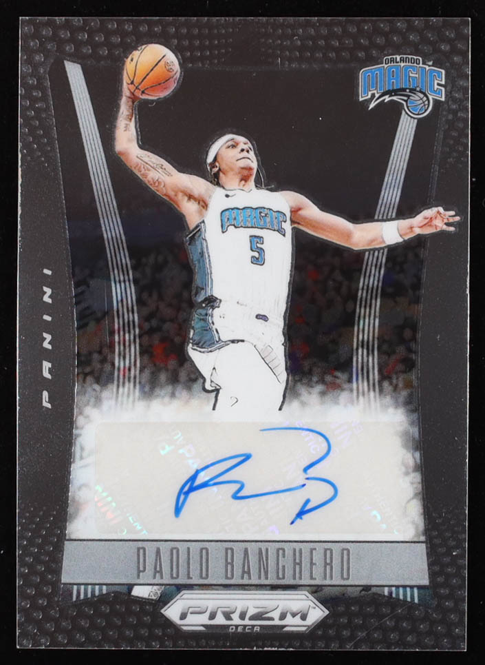 Paolo Banchero 2023-24 Panini Prizm Deca Signatures #7 at PristineAuction.com Paolo Banchero 2023-24 Panini Prizm Deca Signatures #7 at PristineAuction.com