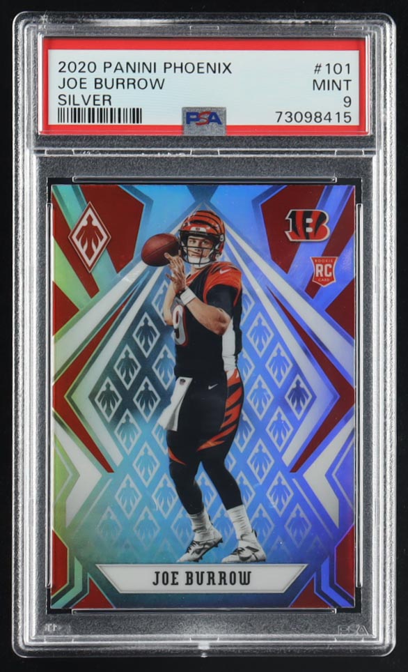 Joe Burrow 2020 Panini Phoenix Silver #101 RC (PSA 9) at PristineAuction.com Joe Burrow 2020 Panini Phoenix Silver #101 RC (PSA 9) at PristineAuction.com