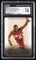 LeBron James 2003-04 Upper Deck LeBron James Box Set #28 RC (CGC 10) at PristineAuction.com
