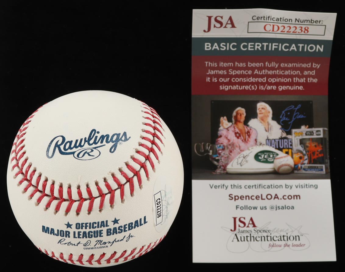 Dylan Crews Signed OML Baseball (JSA) at PristineAuction.com Dylan Crews Signed OML Baseball (JSA) at PristineAuction.com