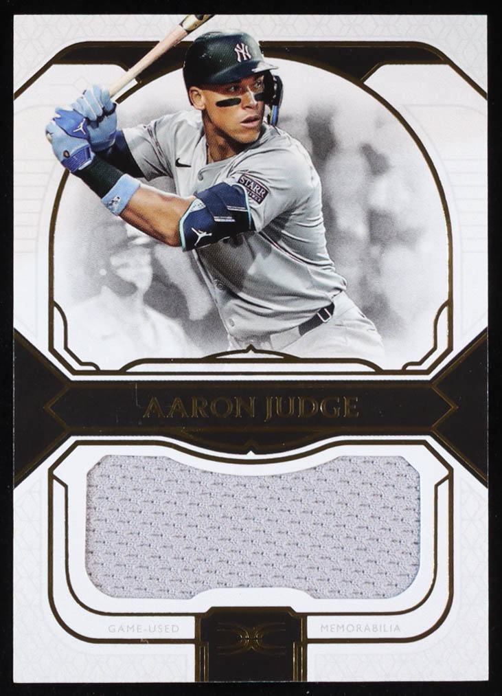 Aaron Judge 2024 Topps Definitive Collection Jumbo Relics #DJRCAJU #18/50 at PristineAuction.com Aaron Judge 2024 Topps Definitive Collection Jumbo Relics #DJRCAJU #18/50 at PristineAuction.com