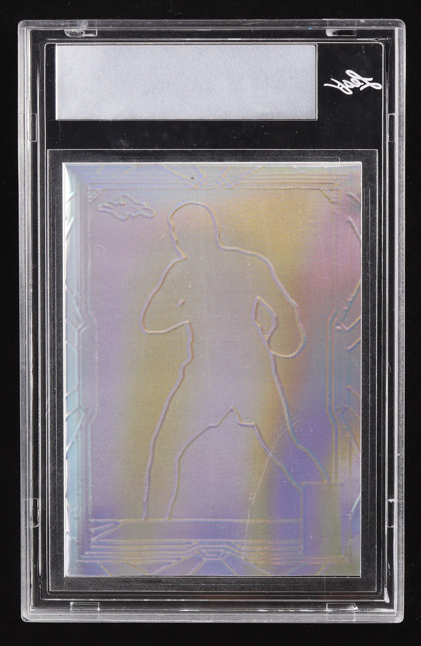 Muhammad Ali 2024 Leaf Muhammad Ali Legacy Collection Pre-Production Proof Prismatic Platinum Blue #76 1/1 (Leaf) at PristineAuction.com Muhammad Ali 2024 Leaf Muhammad Ali Legacy Collection Pre-Production Proof Prismatic Platinum Blue #76 1/1 (Leaf) at PristineAuction.com