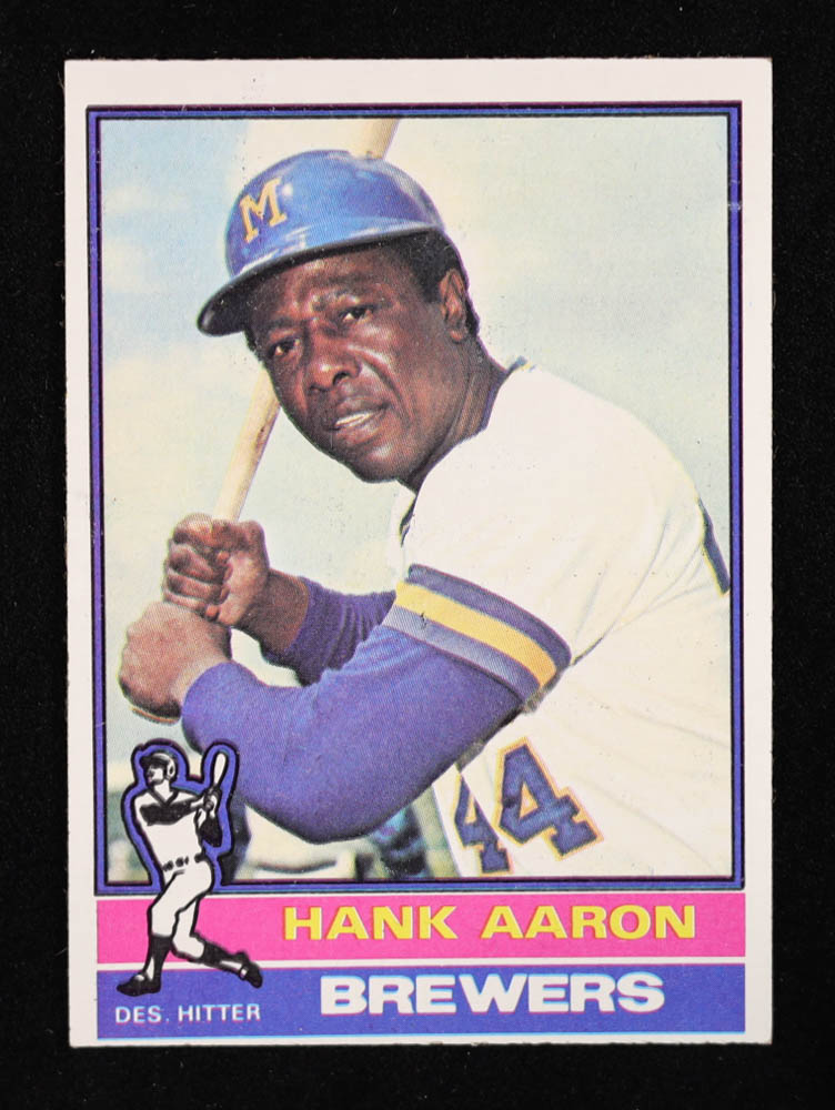 Hank Aaron 1976 Topps #550 at PristineAuction.com Hank Aaron 1976 Topps #550 at PristineAuction.com