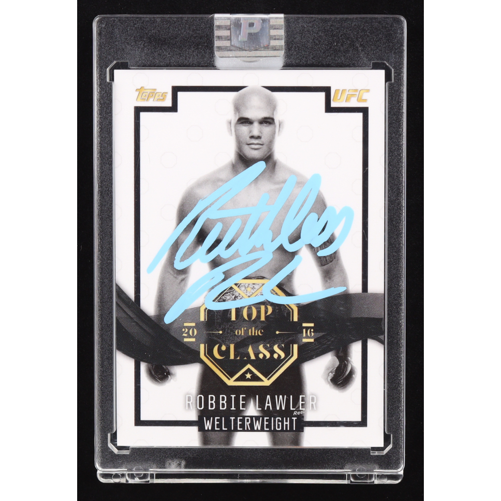 Robbie Lawler Signed 2016 Topps UFC Top of the Class Inserts #TOC5 (PA) at PristineAuction.com
